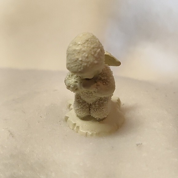 RETIRED 1993 Dept 56 Snowbabies Mini Pewter Figure "Now I Lay Me Down To Sleep" - Picture 6 of 8